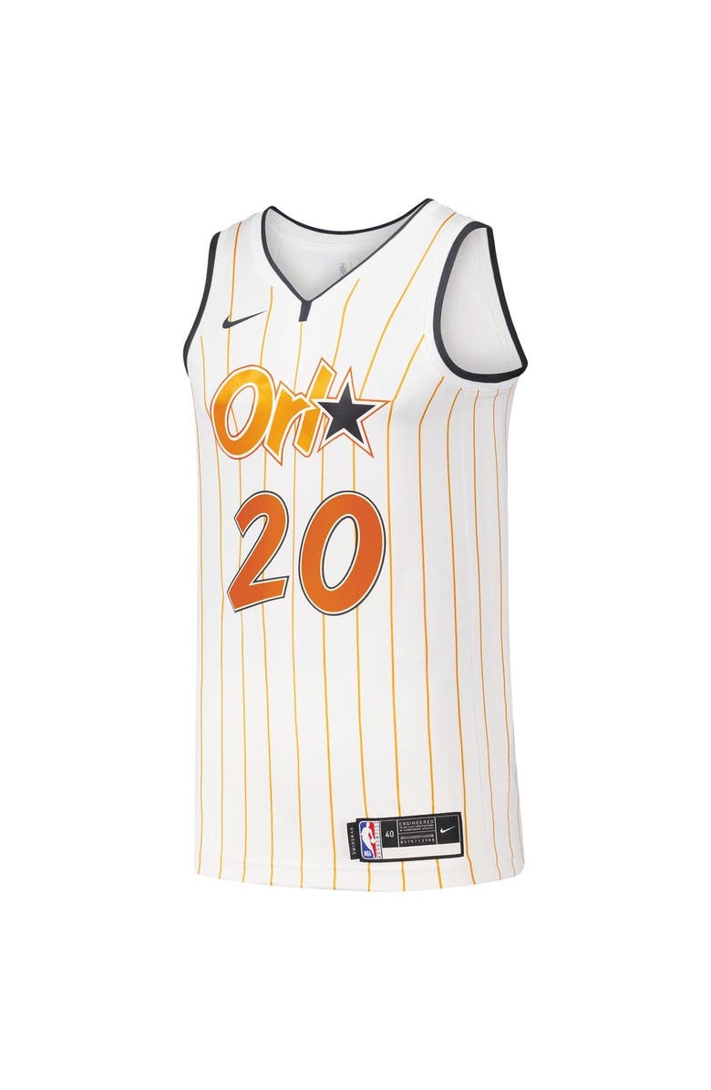 Nike Men's Nike Markelle Fultz White Orlando Magic Swingman Player Jersey - City Edition, Alternate, color, 
