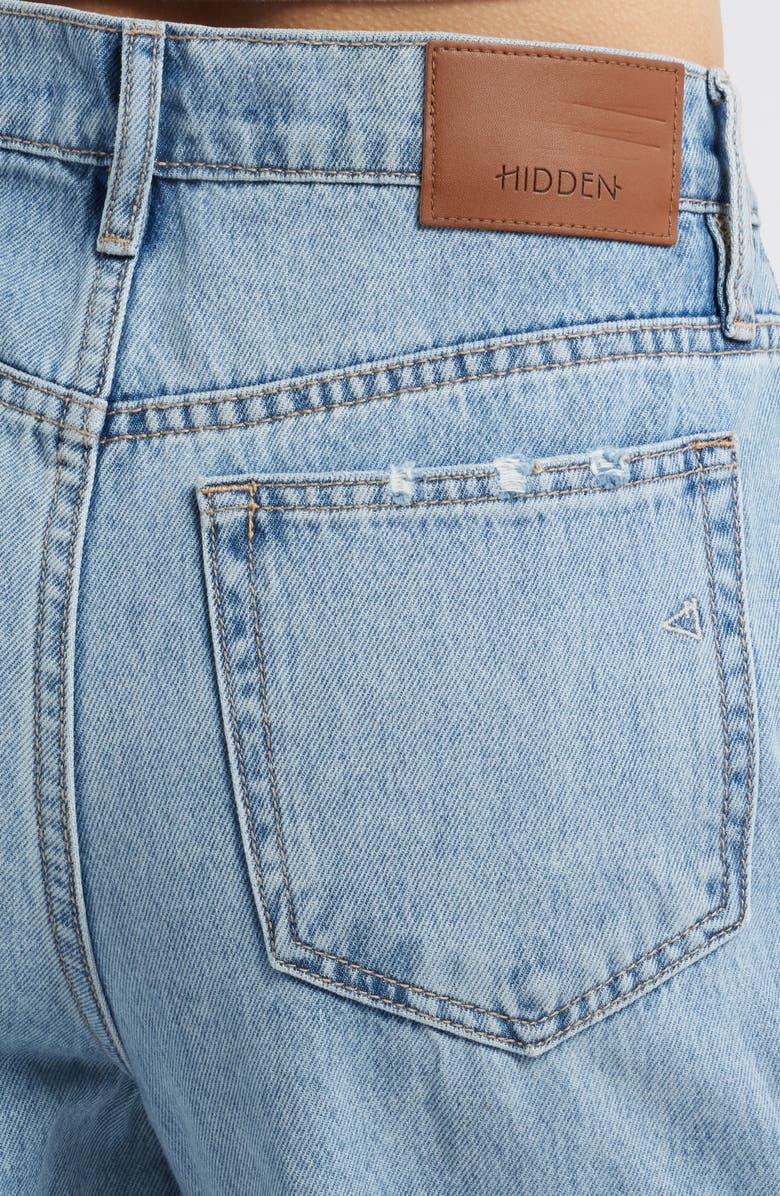 HIDDEN JEANS Moto Carpenter Wide Leg Jeans, Alternate, color,