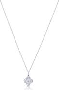 The Lovery Fine Jewelry Lab Grown Diamond Clover Necklace
