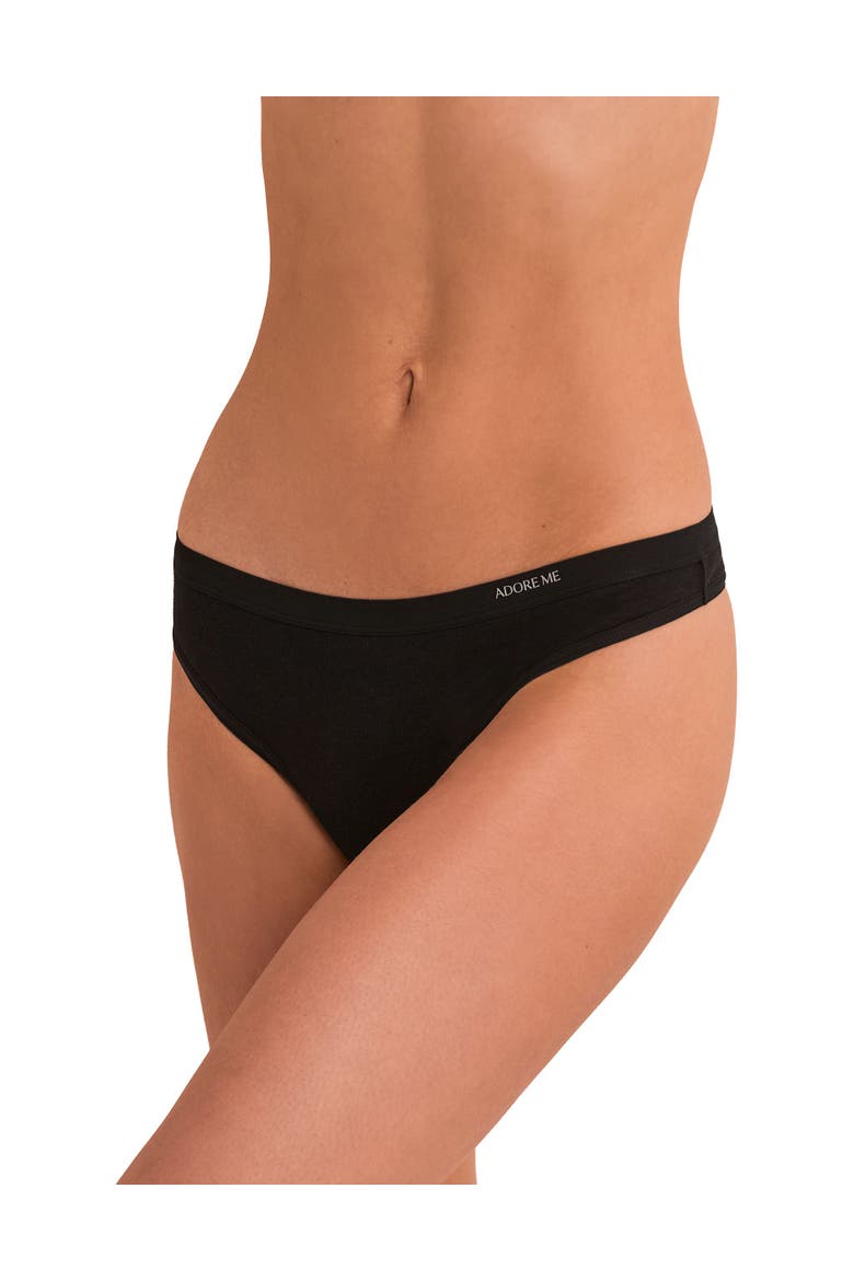 Ezra Thong Panties, Main, color, Black