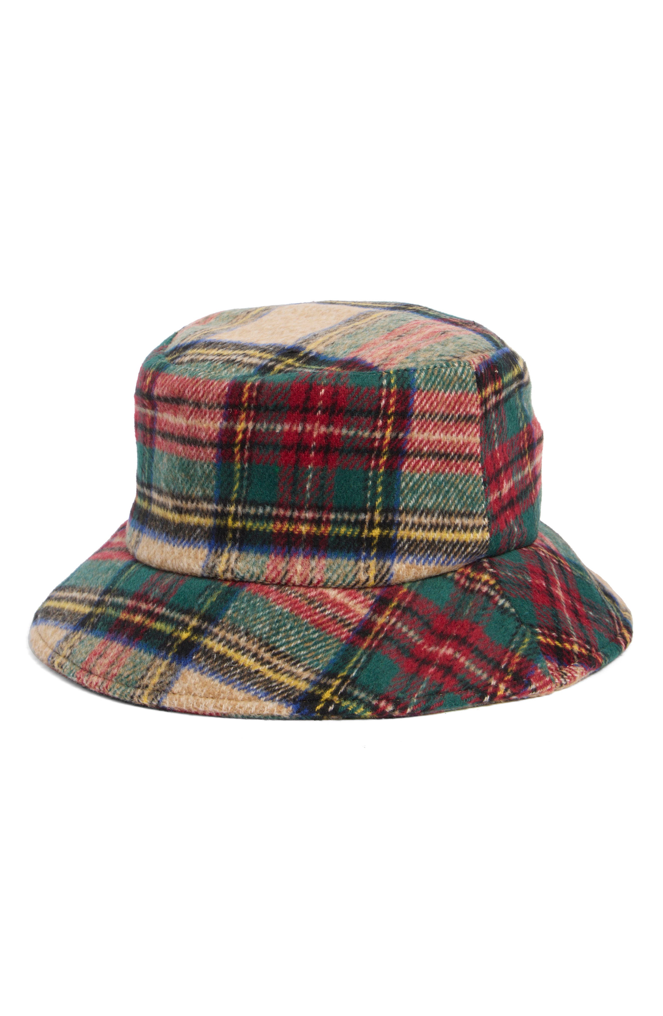 Steve Madden Tartan Plaid Bucket Hat