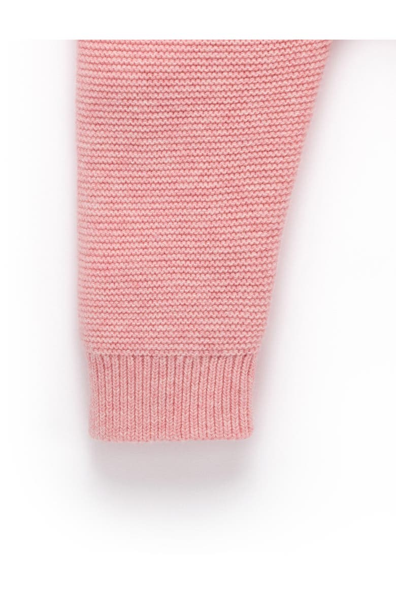 Baby Girl's Knitted Legging, Alternate, color, Blush Melange