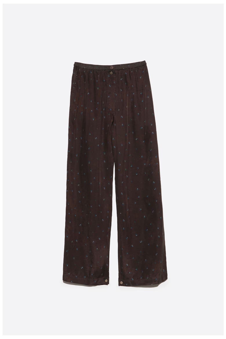 Floral Fluid Jogger Trousers, Alternate, color, BIMBA Y LOLA  FLOWERS