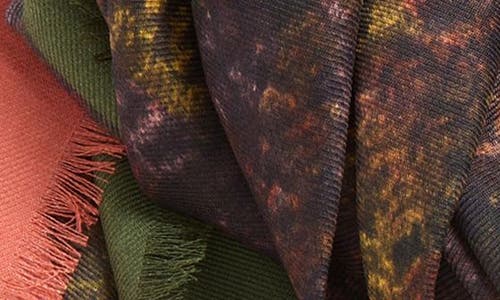 Lafayette 148 New York Impression Print Cashmere & Silk Square Scarf In Multi
