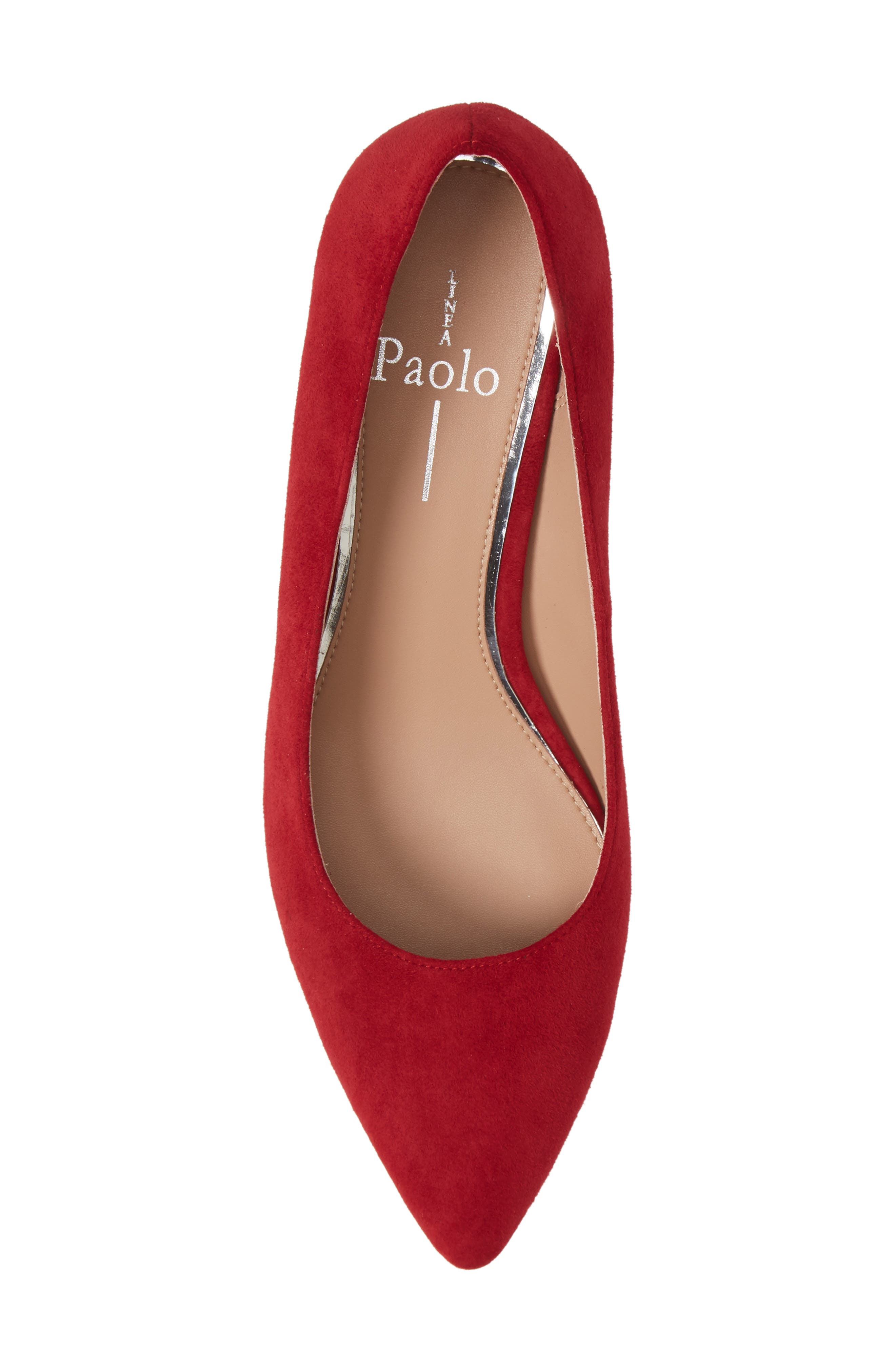 Bardot Pump, Alternate, color, RED SUEDE