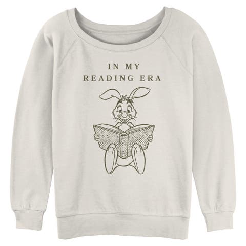 Junior's Rabbit In My Reading Era Sweatshirt