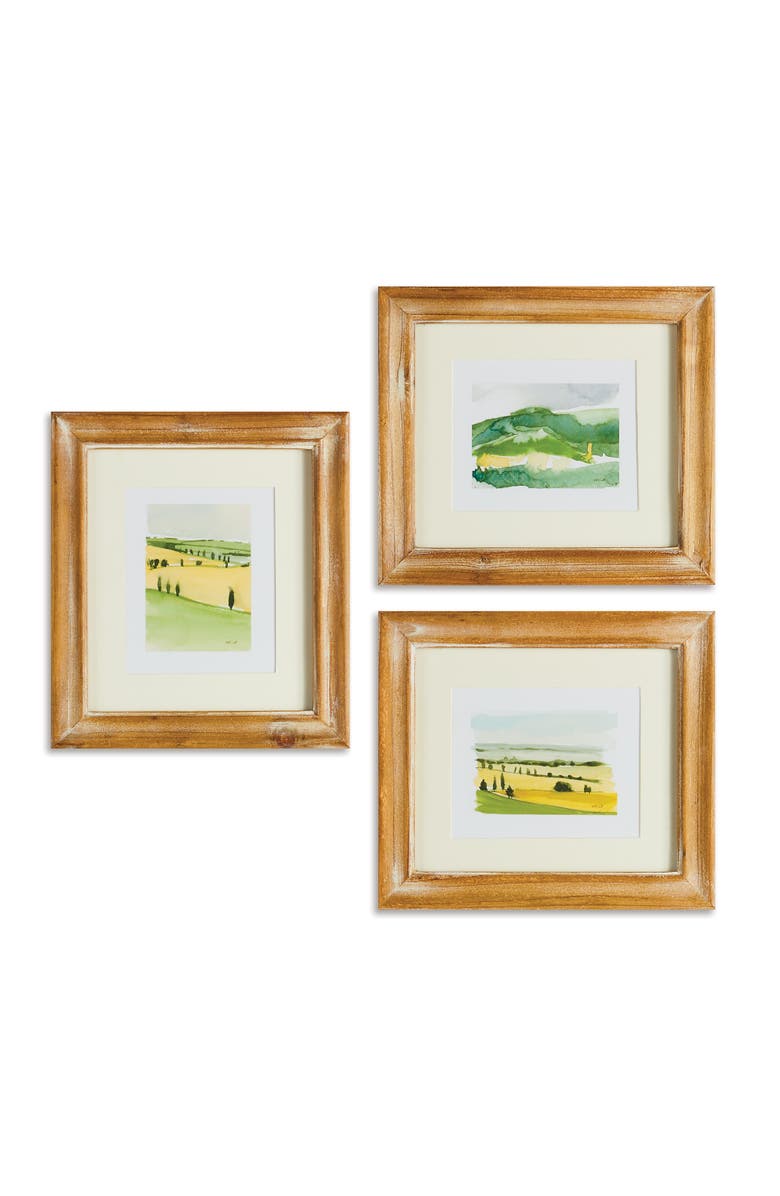 Napa Home & Garden Italian Landscape Prints, Set Of 3, Main, color, White