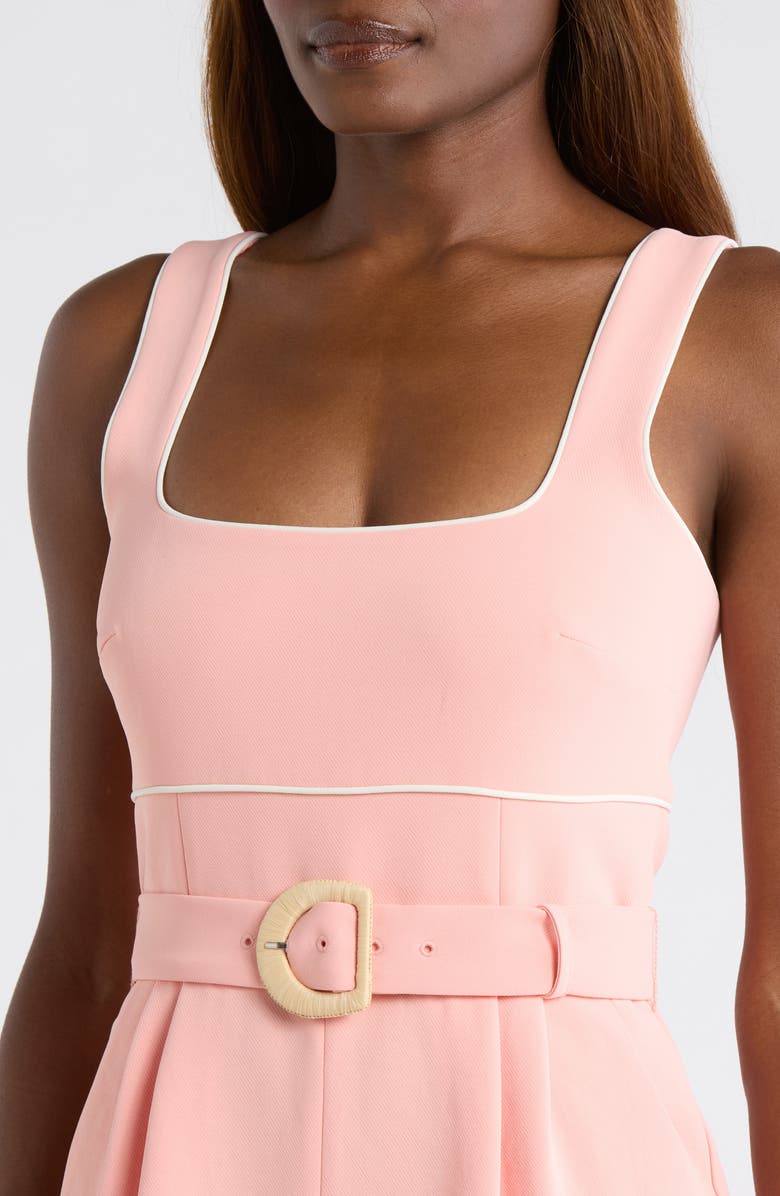 Reiss Dia Piping Detail Jumpsuit, Alternate, color, Pink