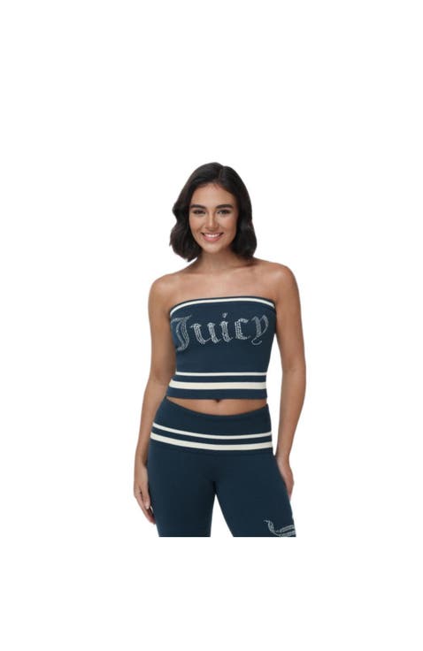 Sleek Logo Strapless Tube Top