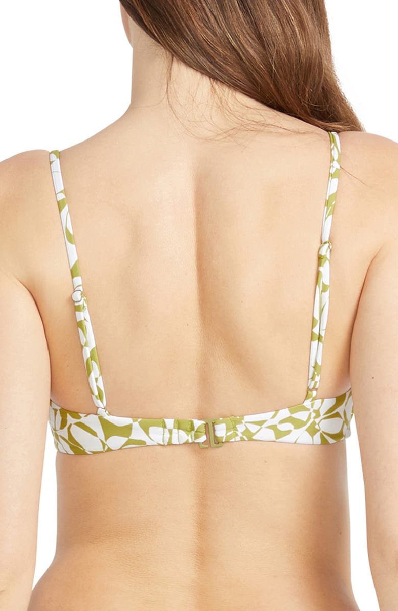 Volcom Carefree Geo Print Underwire Bikini Top, Alternate, color, 