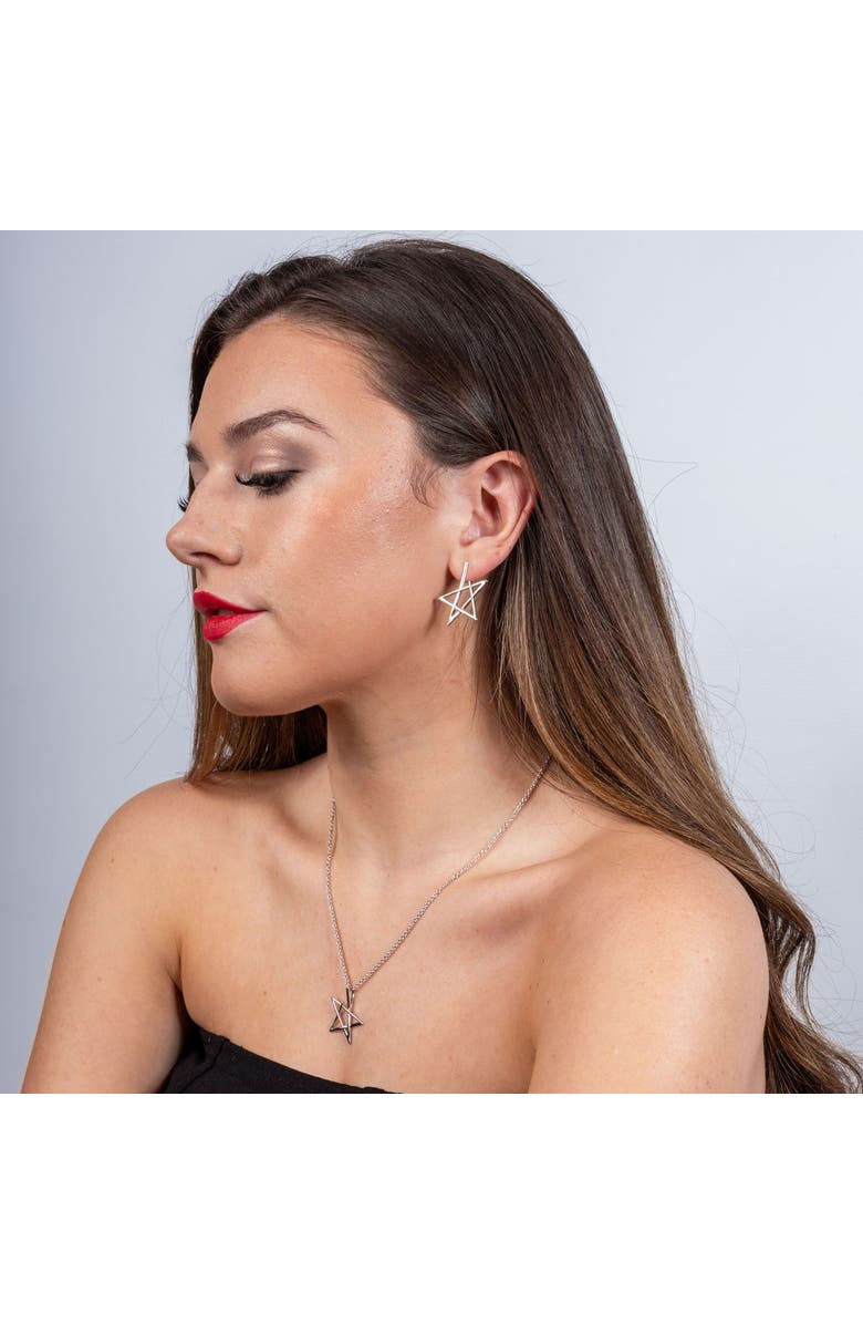 Lucy Quartermaine Sol Star Pendant, Alternate, color, Sterling Silver