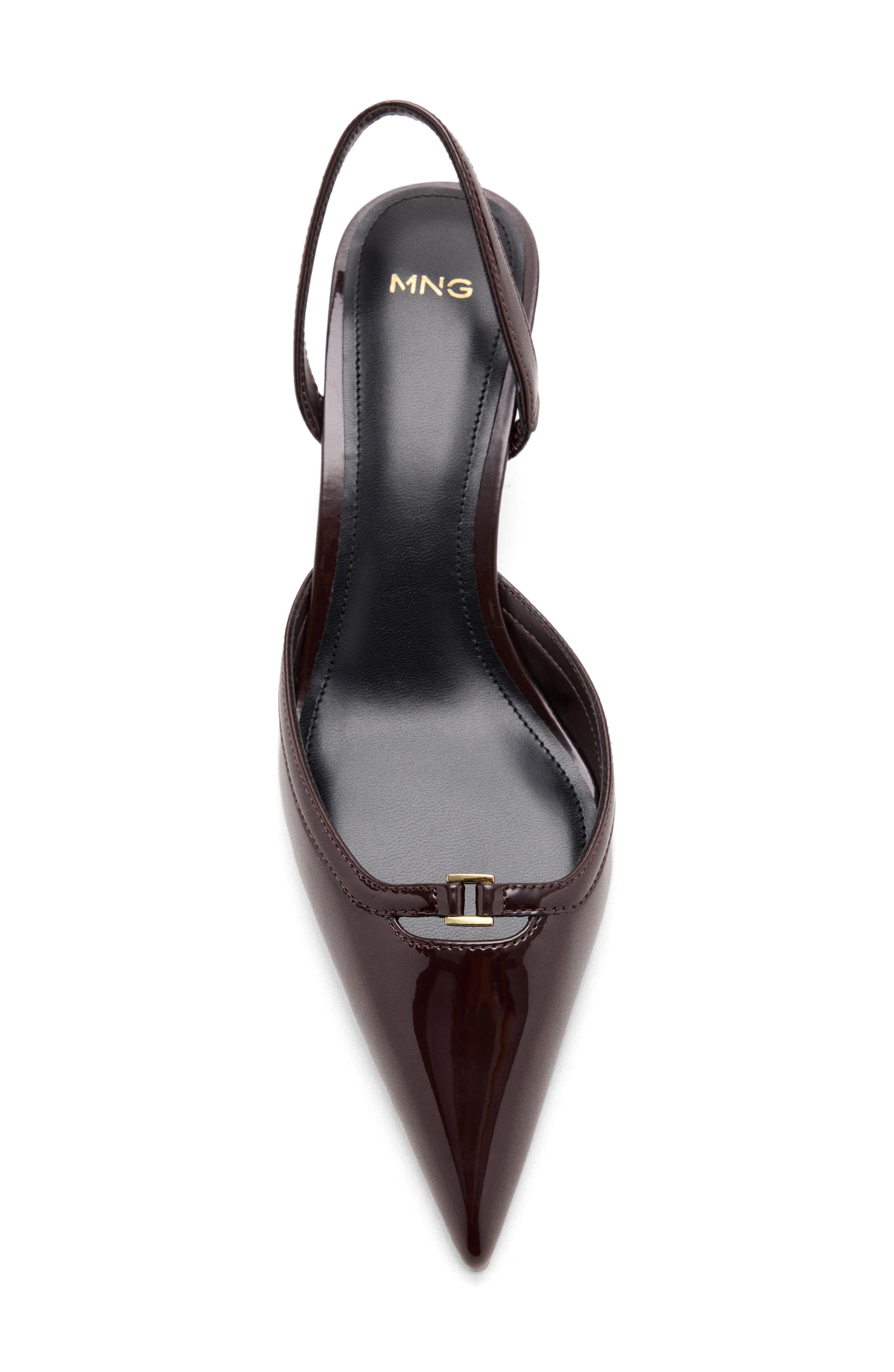 Pointed Toe Slingback Pump, Alternate, color, BURGUNDY