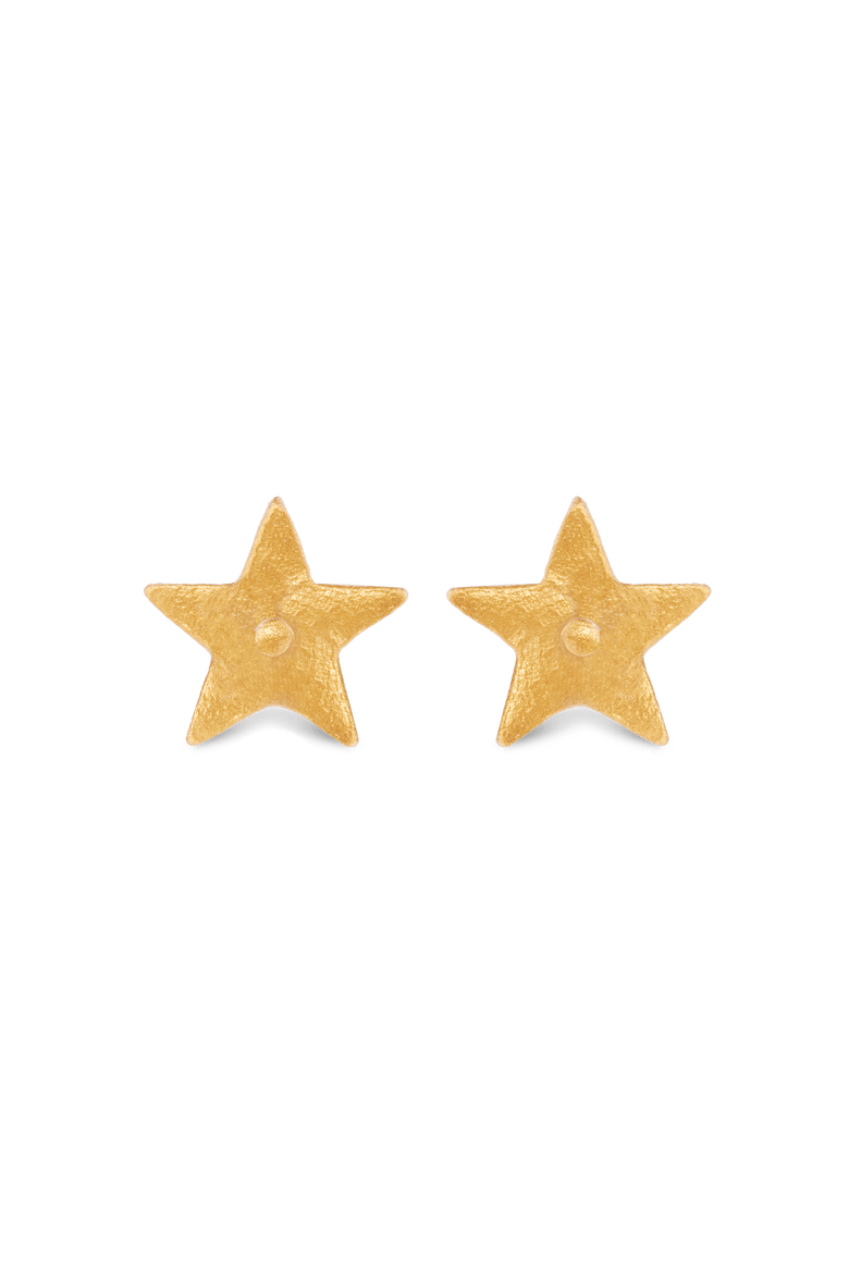 Star Stud Earrings, Alternate, color, Gold 18k