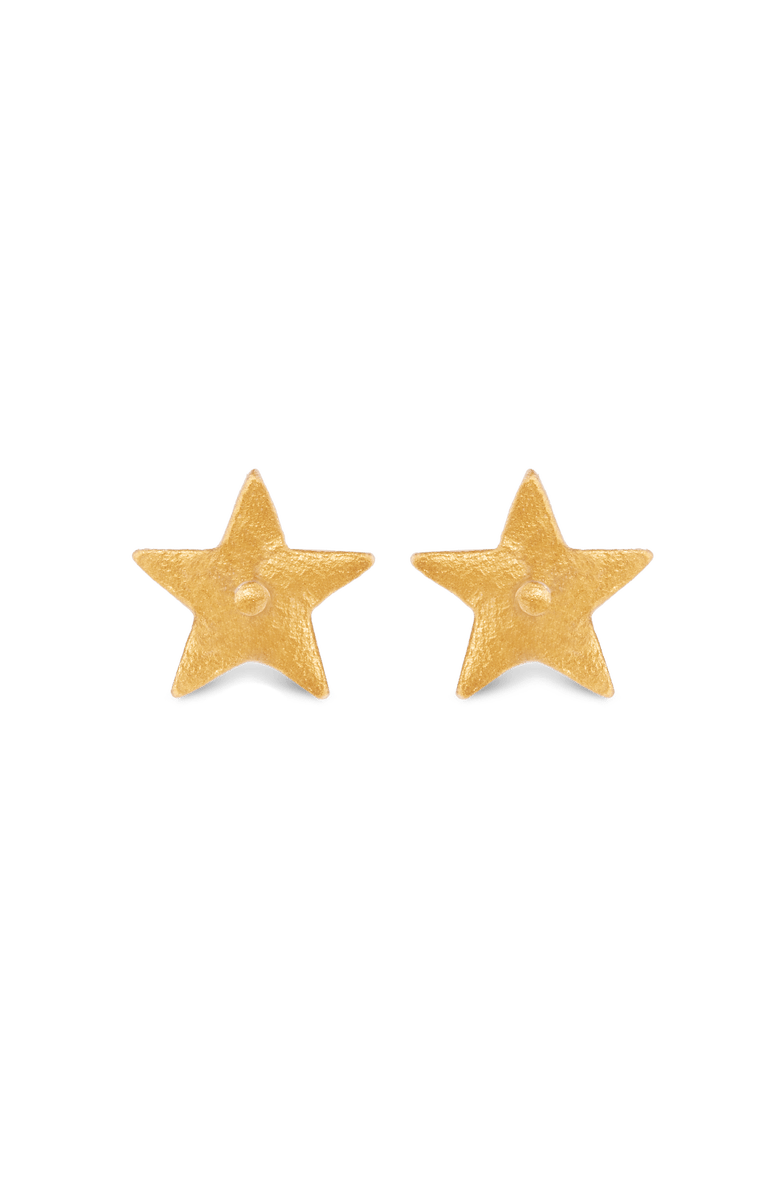 7879 Star Stud Earrings, Alternate, color, Gold 9K