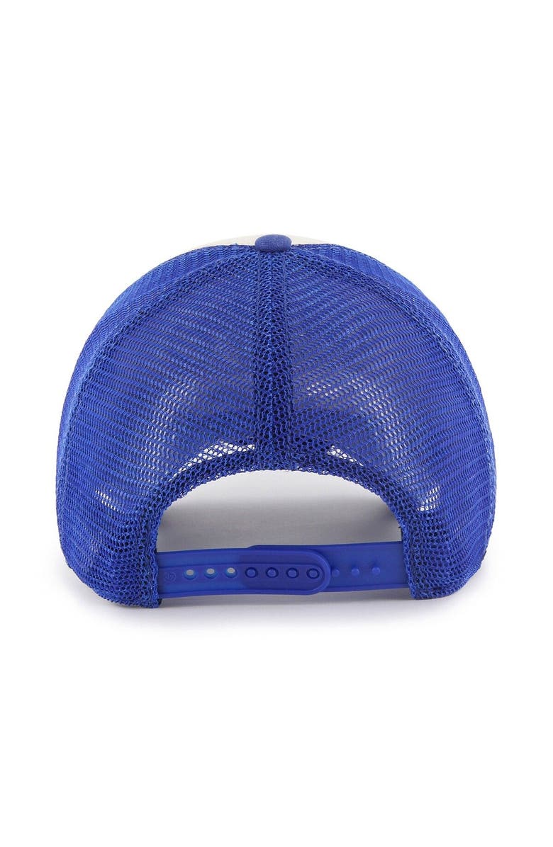 '47 Men's '47 Cream/Royal Los Angeles Dodgers Breakout MVP Trucker Adjustable Hat, Alternate, color, Cream