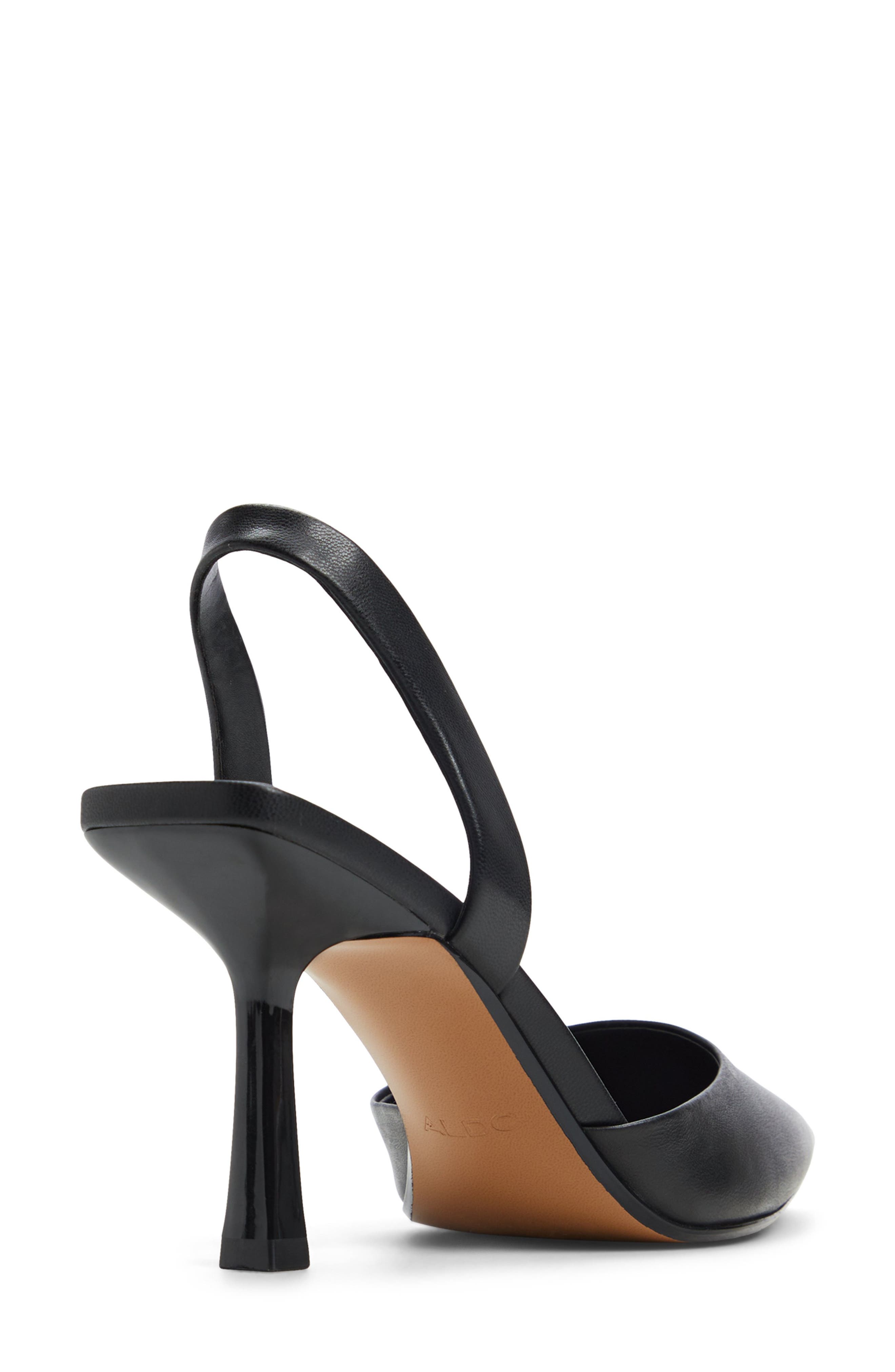ALDO Brusanti Pointed Toe Slingback Pump, Alternate, color, Black