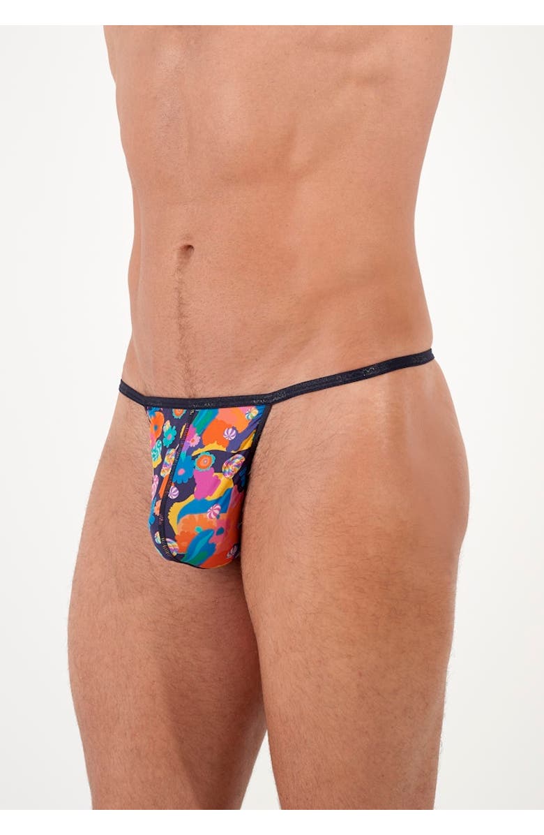 HOM Willy G-String, Alternate, color, Multico Print