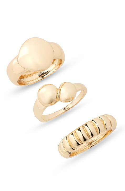 Set of 3 Assorted Rings