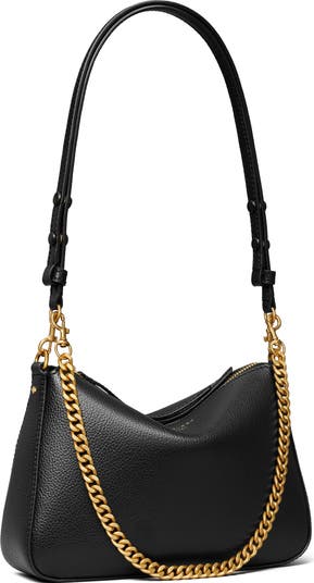 Small Perry Leather Shoulder Bag