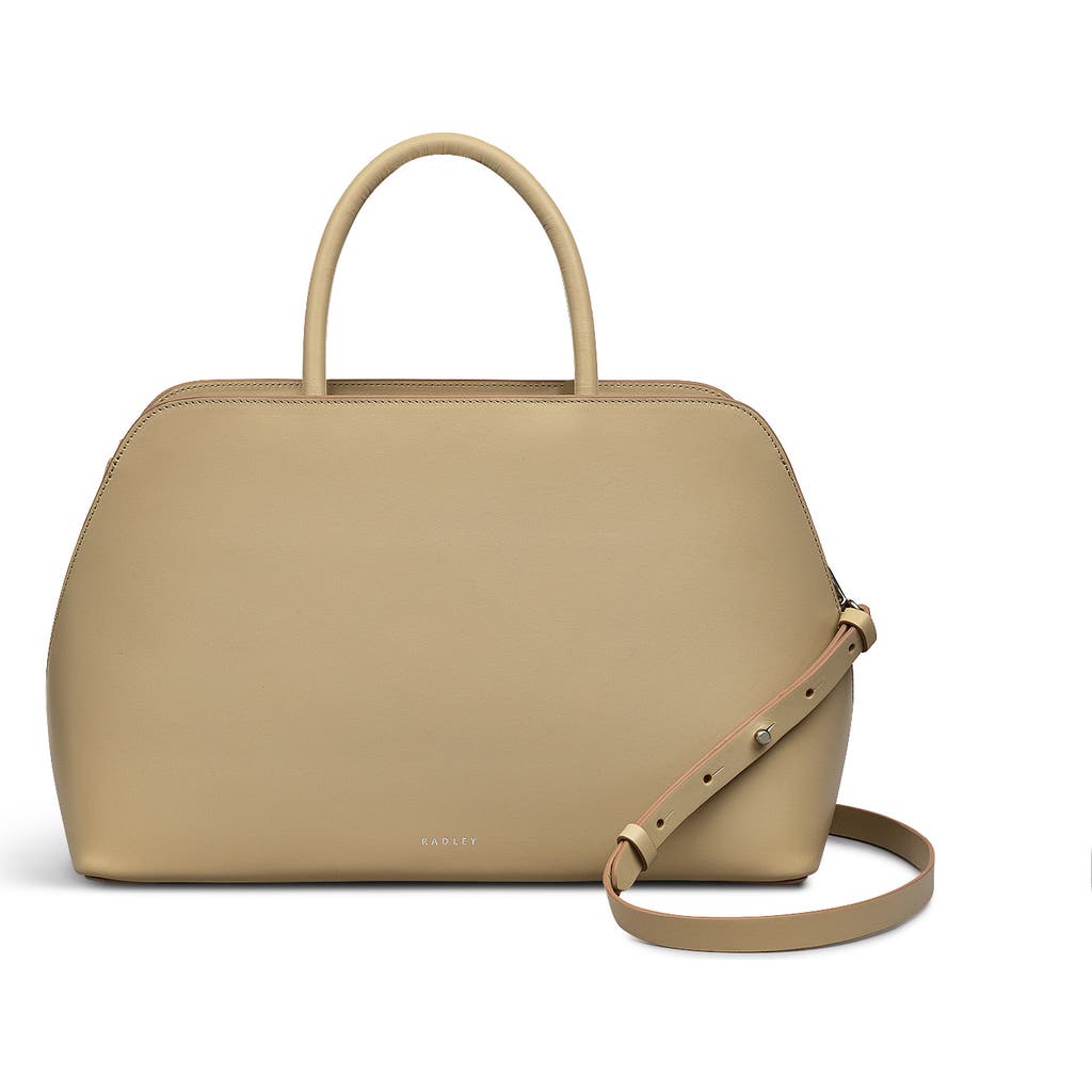 Radley Liverpool Street Medium Ziptop Satchel Bag In Stone