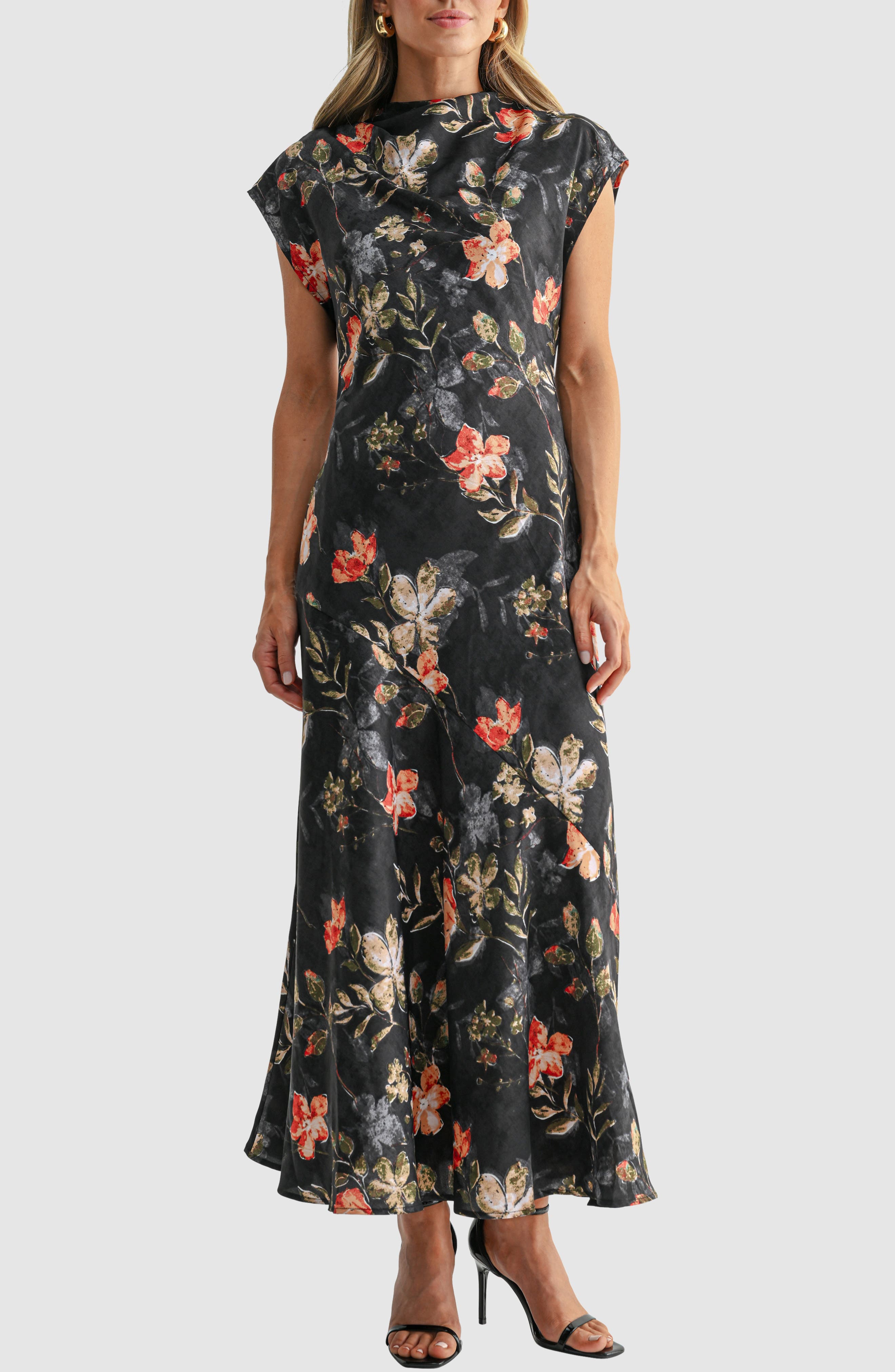 selected BLACK FLORAL