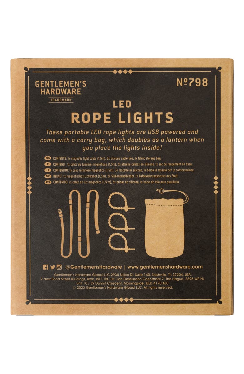 Gentlemen's Hardware Adventure LED Rope Lights, Alternate, color,