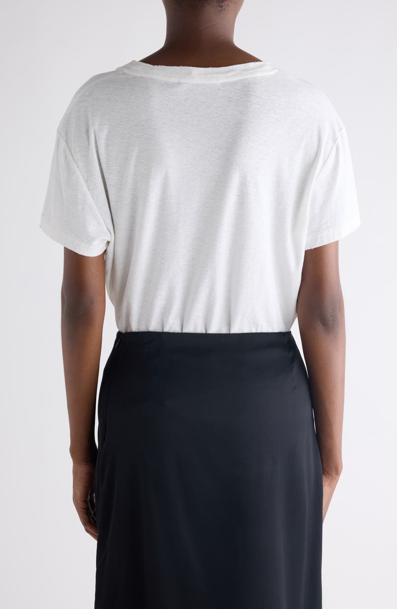 Acne Studios Etza 1996 Distressed Logo Graphic T-Shirt, Alternate, color, Off White