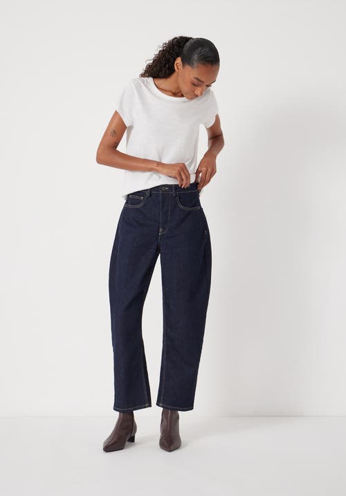 Hush Cordelia Barrel Leg Jeans In Blue