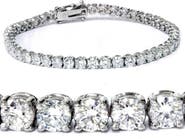 Bliss Diamond 7 Ct T.W. Round Lab Grown Diamond Tennis Bracelet 14K Gold 7"