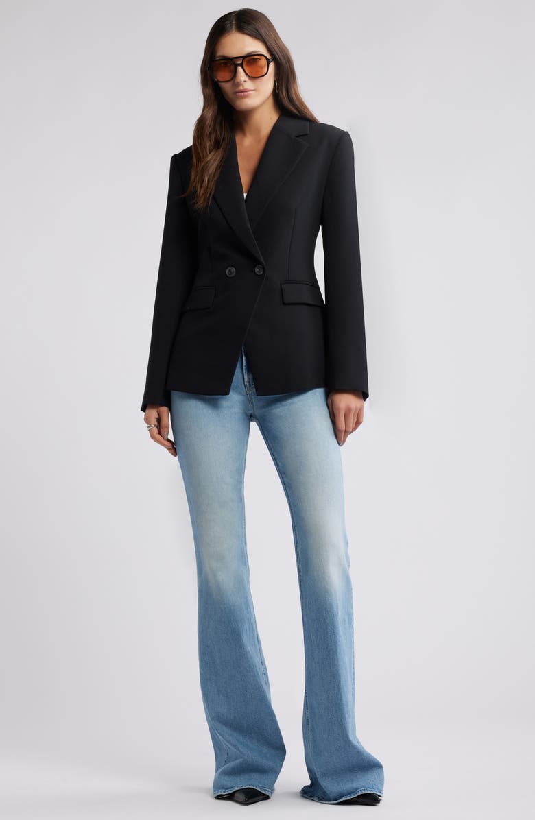 Open Edit The Icon Hourglass Blazer, Alternate, color, Black