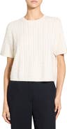 Theory Cable Knit Crewneck Sweater