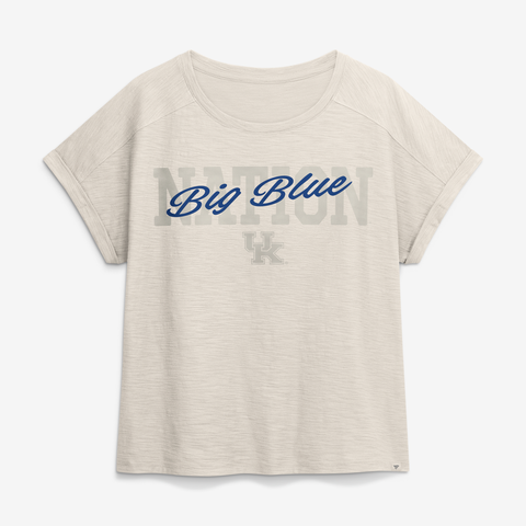 Women's Fanatics Natural Kentucky Wildcats Hometown Premium Oversized Boxy T-Shirt