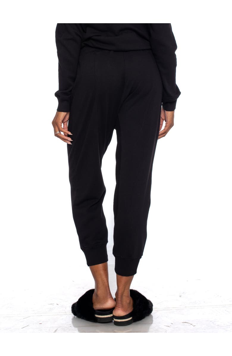 WILT Clothing Welt Pocket Sweatpant Black Contrast, Alternate, color, Black