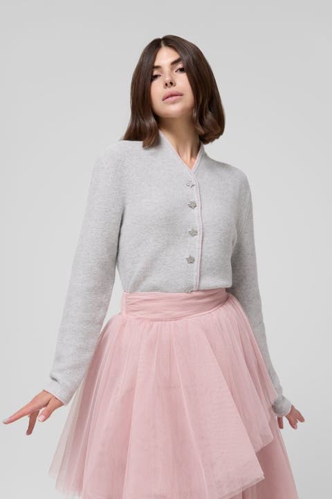 Loria Cashmere Cardigan Sweater