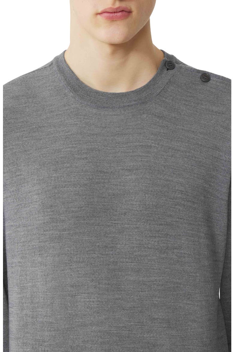 Classic Merino Wool Sweater, Alternate, color, Ash