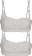 SKIMS 2-Pack Jersey Maternity/Nursing Bralettes