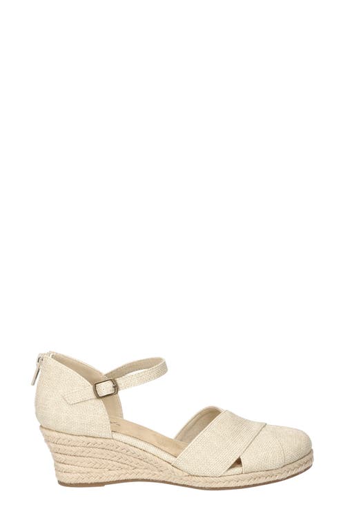 EASY STREET EASY STREET COAST ESPADRILLE WEDGE SANDAL