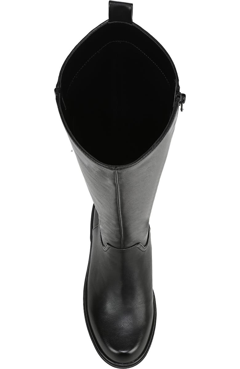 Naturalizer Lennox Knee High Boot, Alternate, color, Black Faux Leather