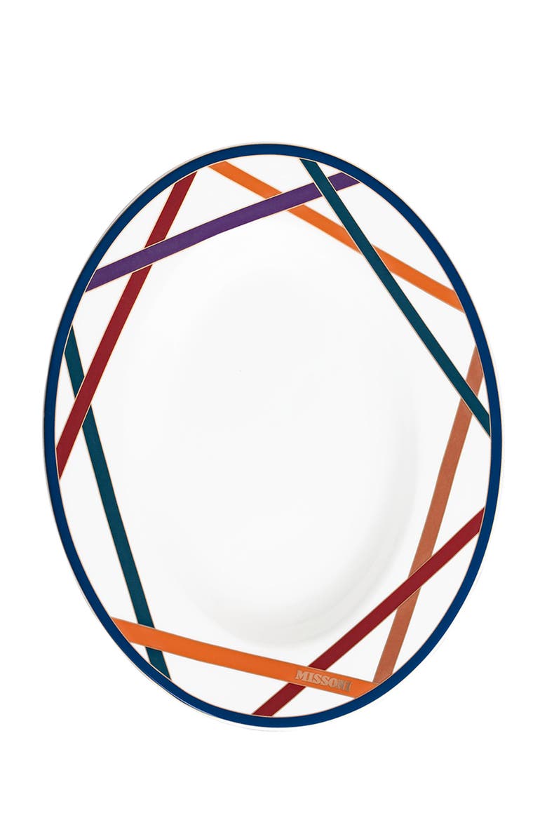 Missoni Home Tableware Pickle Dish NASTRI  Multicolor diam. 9", Main, color, Multicolor