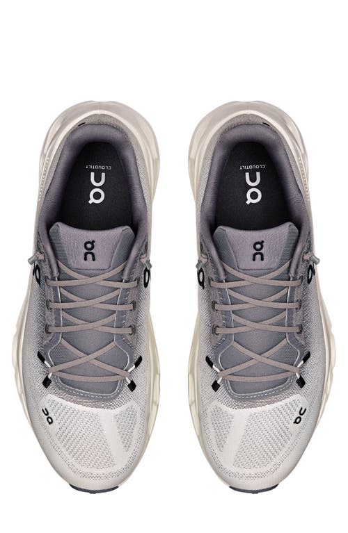 On Low Top Sneakers Perforated Upper In Rock/ivory