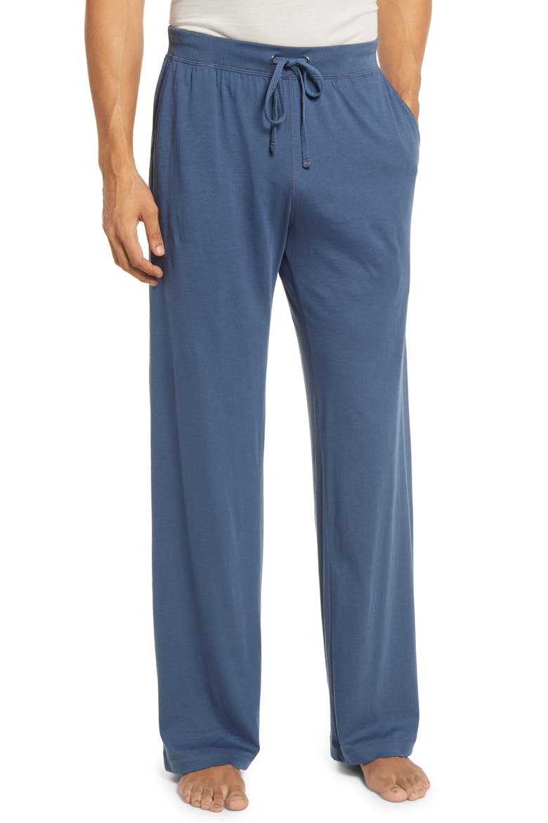 Peruvian Pima Lightweight Cotton Lounge Pants, Main, color, DENIM