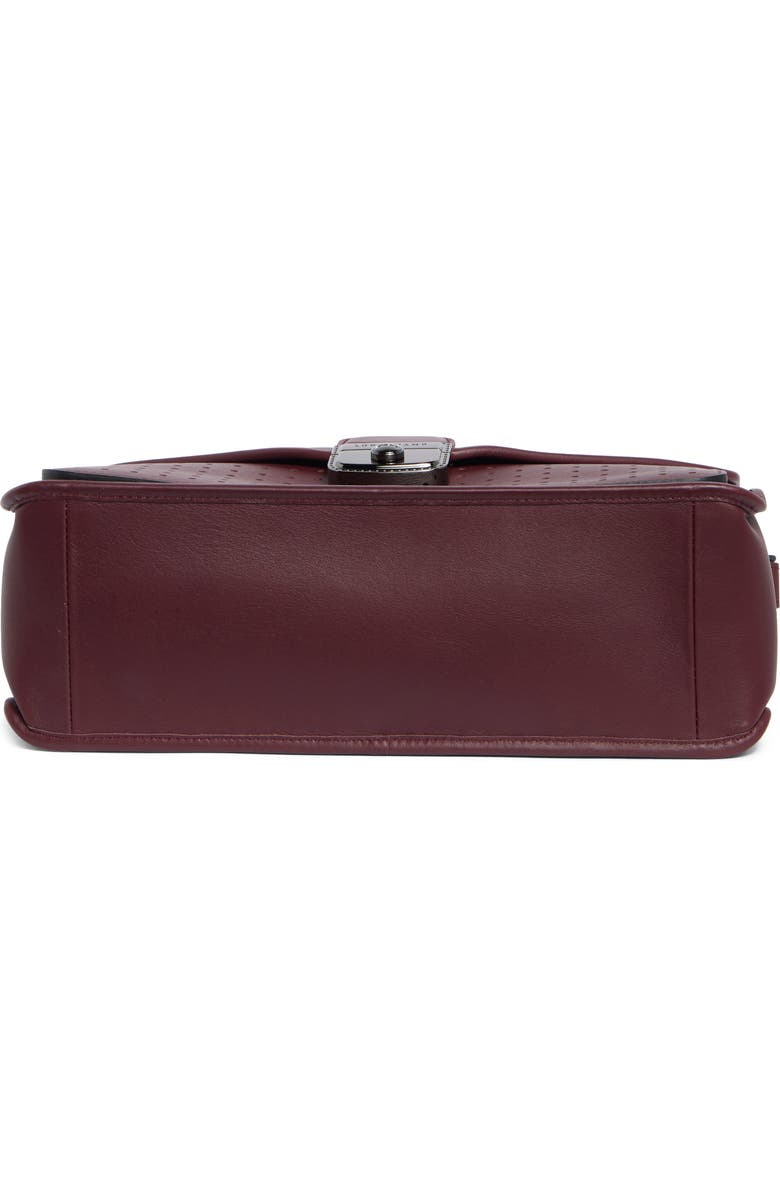 Longchamp Mademoiselle Perforated Shoulder Bag, Alternate, color, Brandy