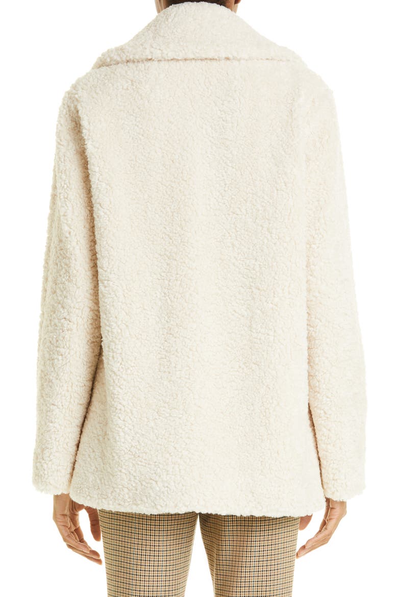 Stone Faux Fur Coat, Alternate, color, NATURAL