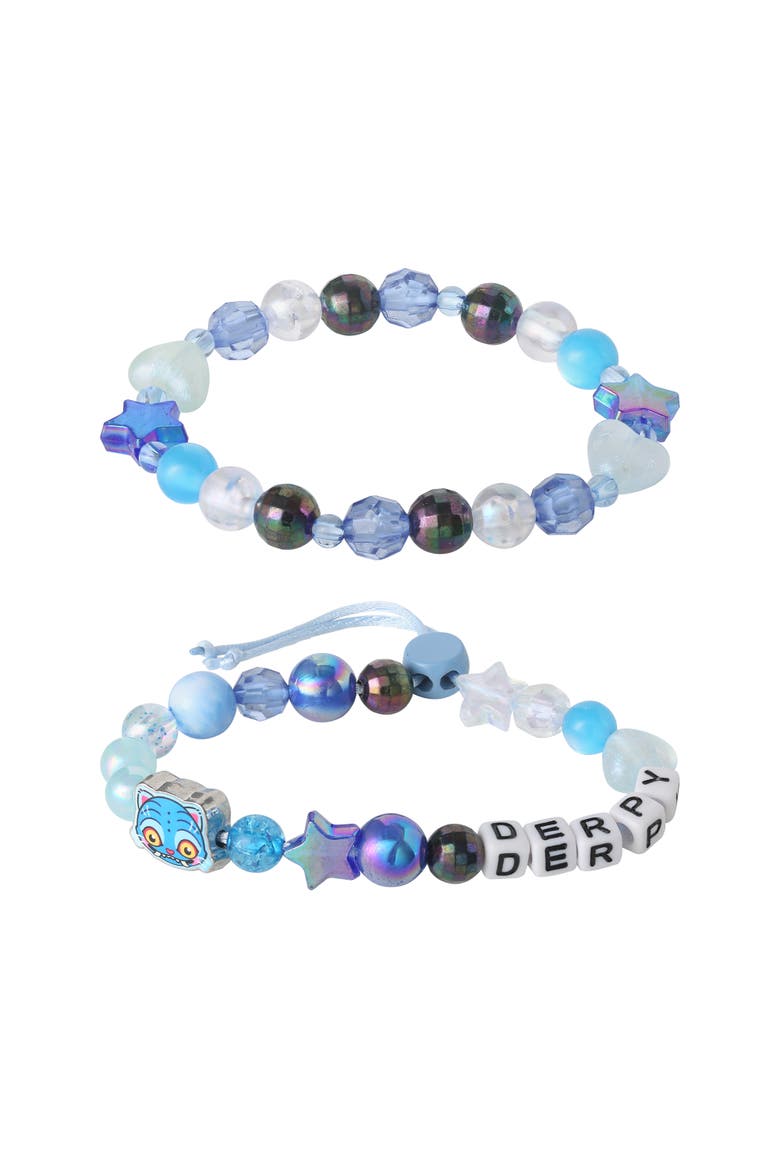 Kpop Demon Hunters Derpy Bracelet Set For Girls 2-piece Official License, Main, color, Blue