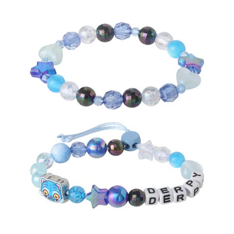 Kpop Demon Hunters Derpy Bracelet Set For Girls 2-piece Official License