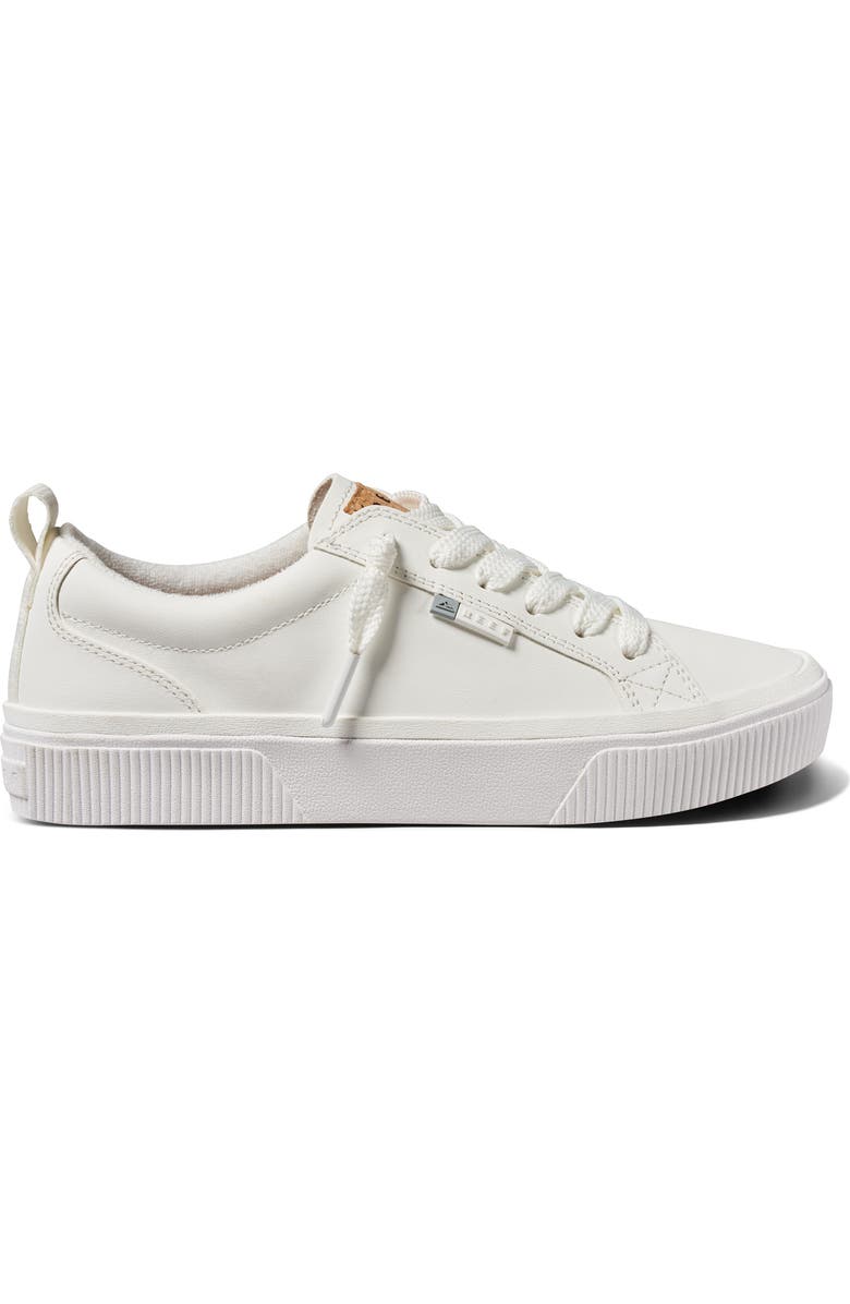 Reef Lay Day Dawn Sneaker, Alternate, color, White Leather