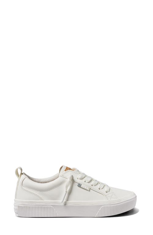 Reef Lay Day Dawn Sneaker In White Leather
