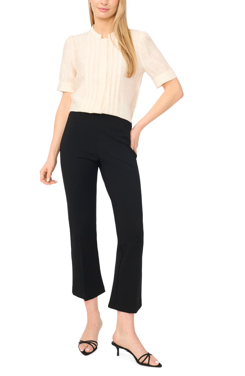 Halogen<sup>®</sup> Pintuck Pleat Button-Up Top, Alternate, color,