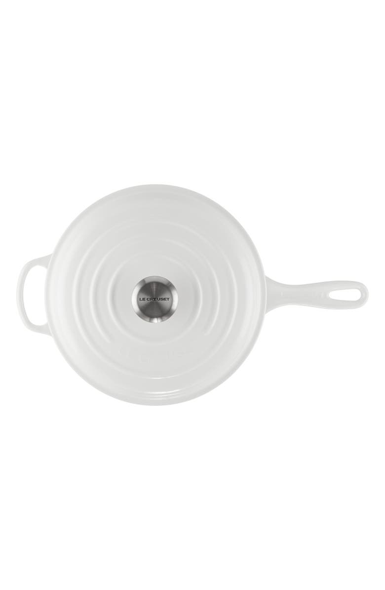 Le Creuset Signature Enamel Cast Iron Cassadou, Alternate, color, White