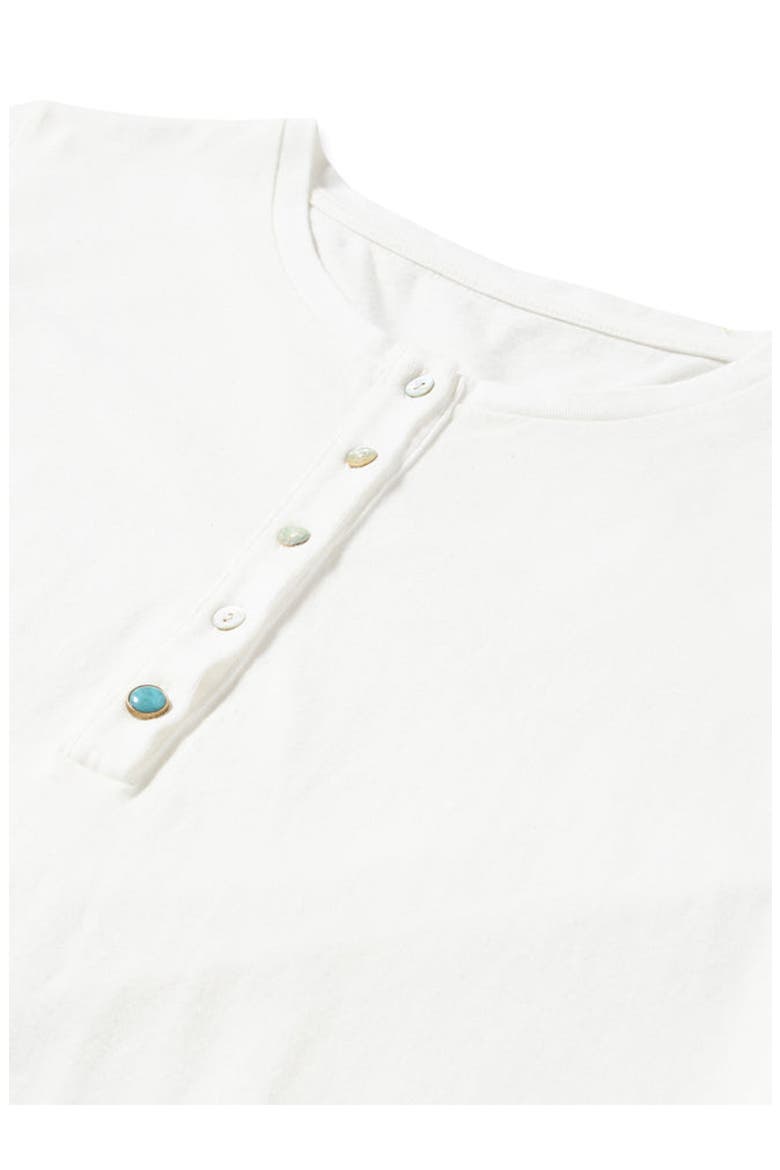 Coralie Long Sleeve Henley T-Shirt, Alternate, color, WHITE